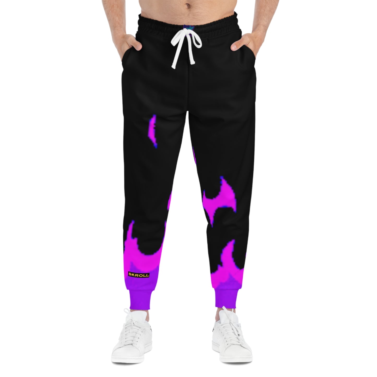 Athletic Joggers (AOP) Skroll "Purp Chakra Katana"