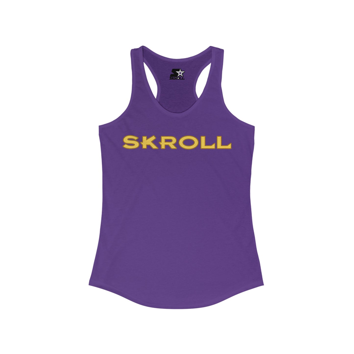 Skroll "Gold Katana" Logo Tank Top