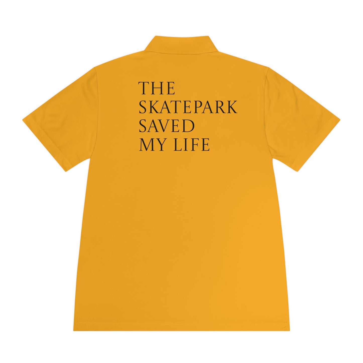 Skroll "Gold Katana x The Skatepark Saved My Life" Polo Shirt