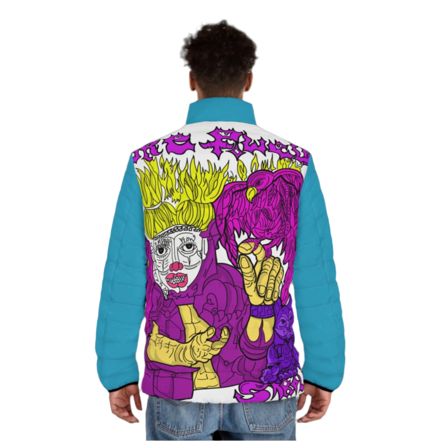 Men's Puffer Jacket Dre Powell "Flow $tate"