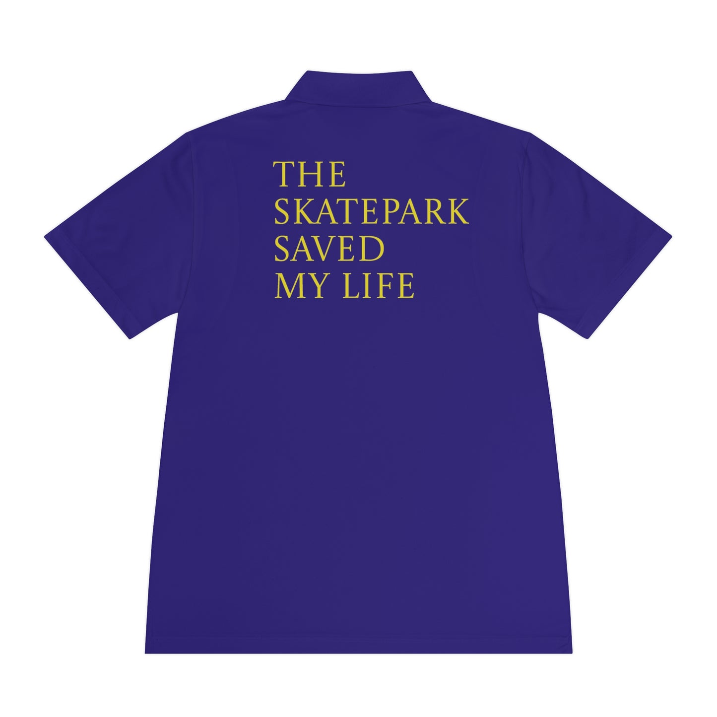 Skroll "Gold Katana x The Skatepark Saved My Life" Polo Shirt