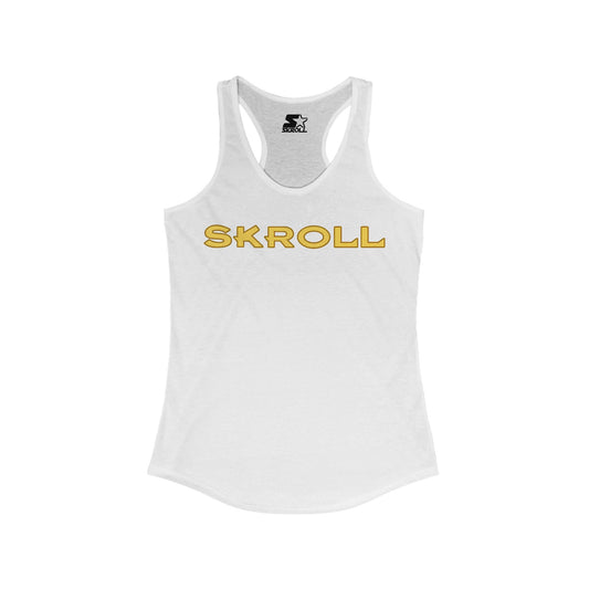 Skroll "Gold Katana" Logo Tank Top