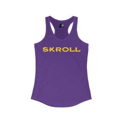 Skroll "Gold Katana" Logo Tank Top