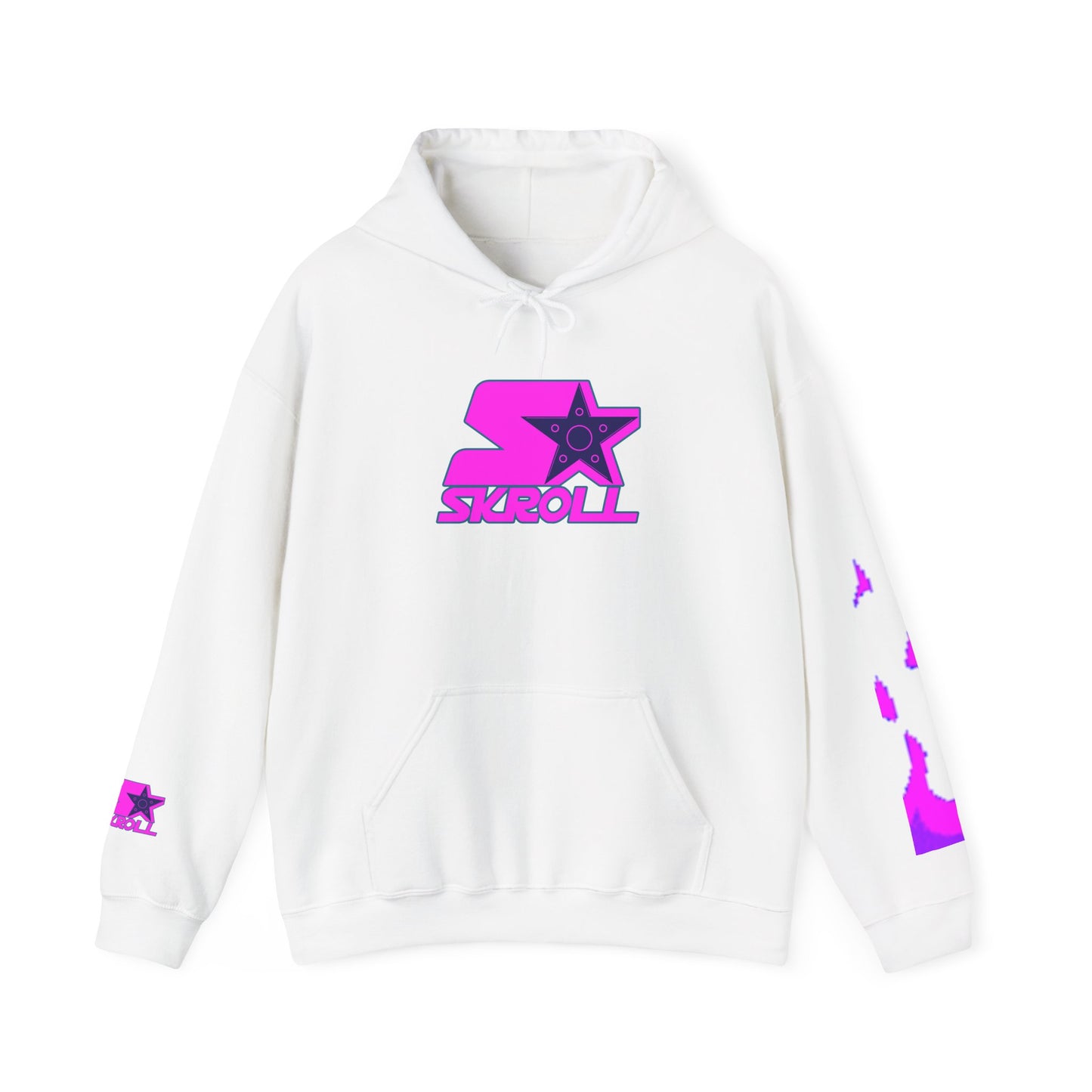 Skroll "Pink Shuriken x The Skatepark Saved My Life" Unisex Heavy Blend™ Hoodie
