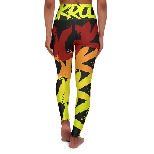 Skroll Yoga Leggings - "Kalki Vibrant Gradient"