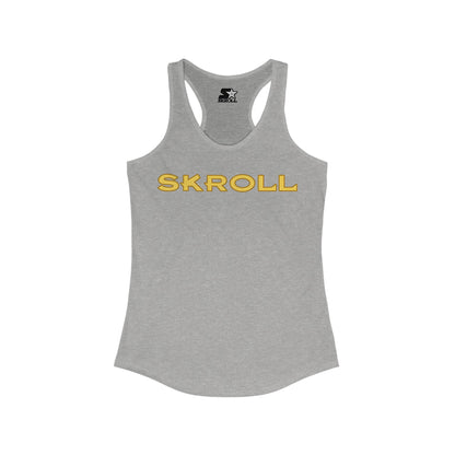 Skroll "Gold Katana" Logo Tank Top